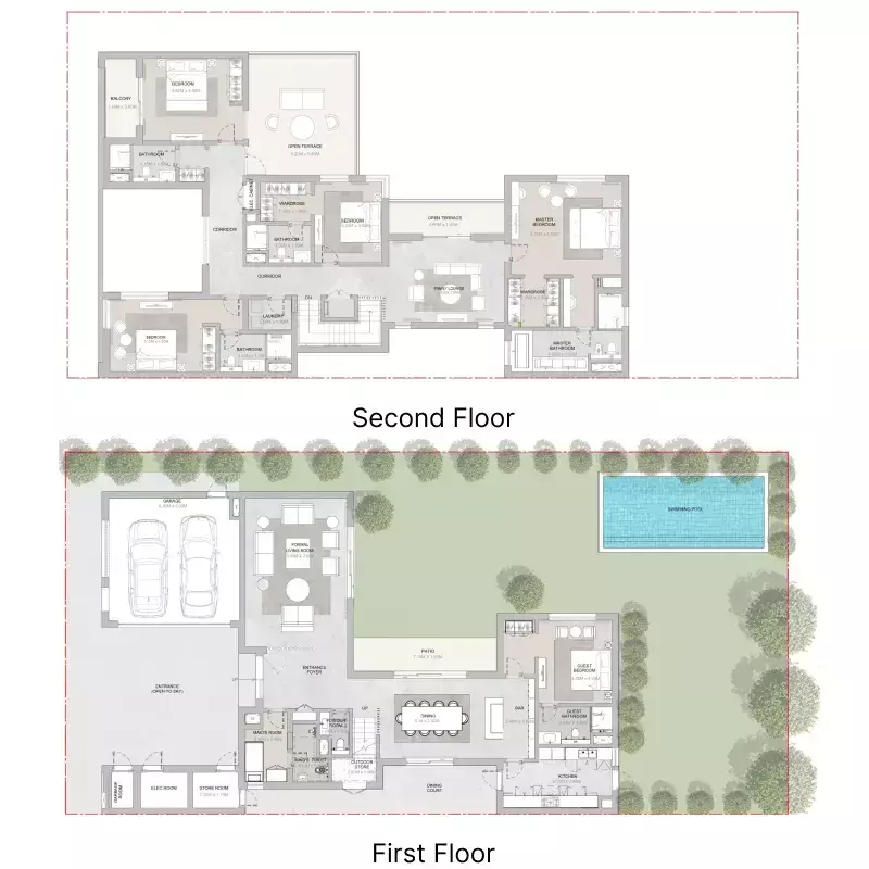 صورة مخطط ارضية الوحدة