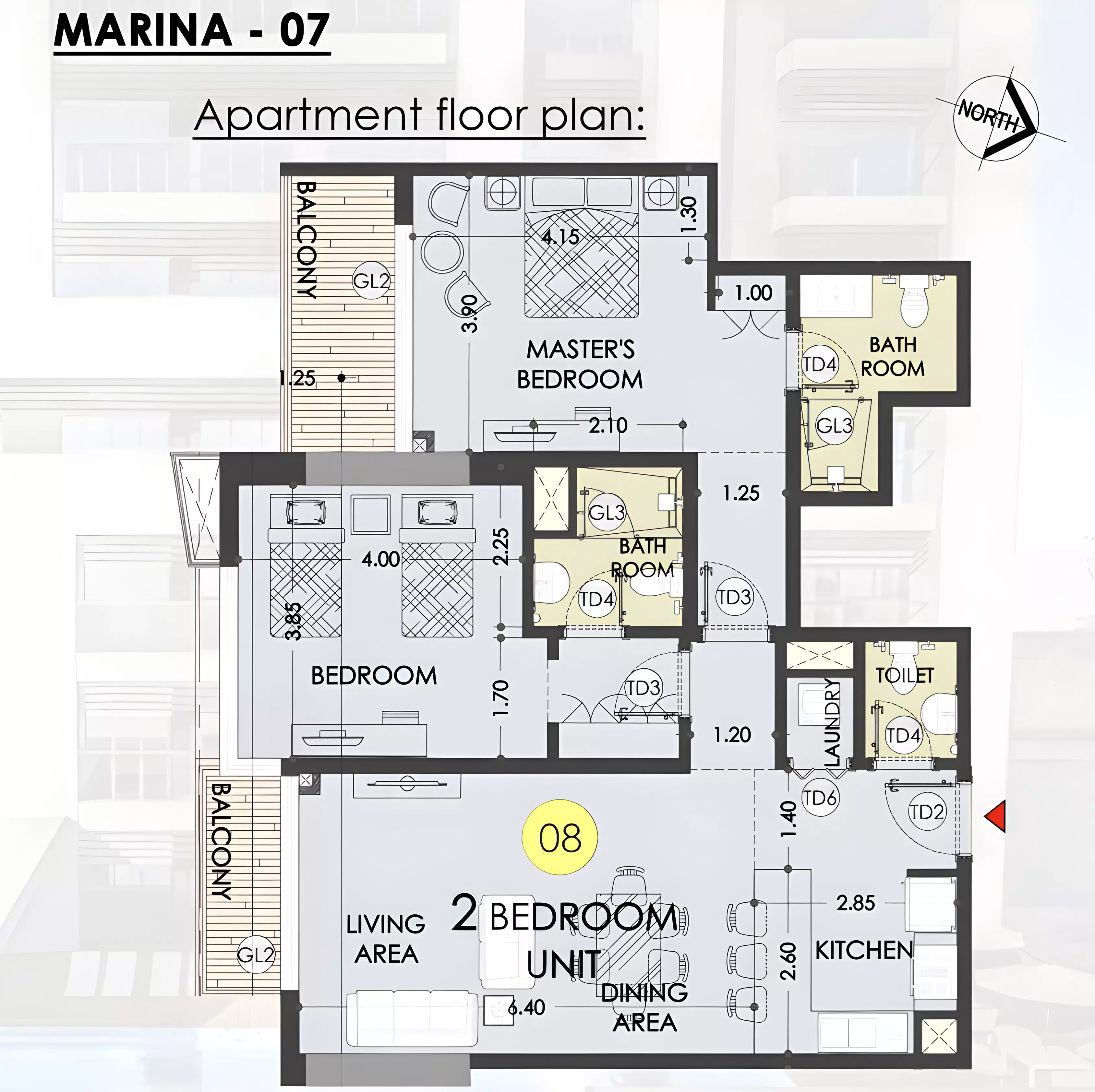 Unit floor plan image