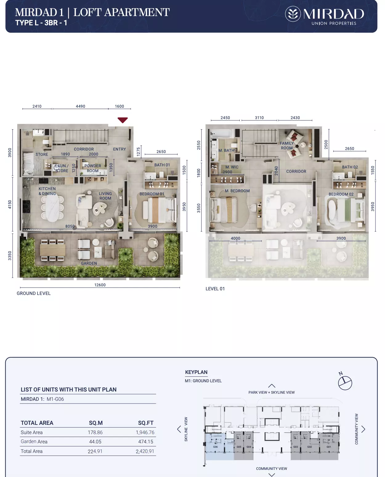 صورة مخطط ارضية الوحدة