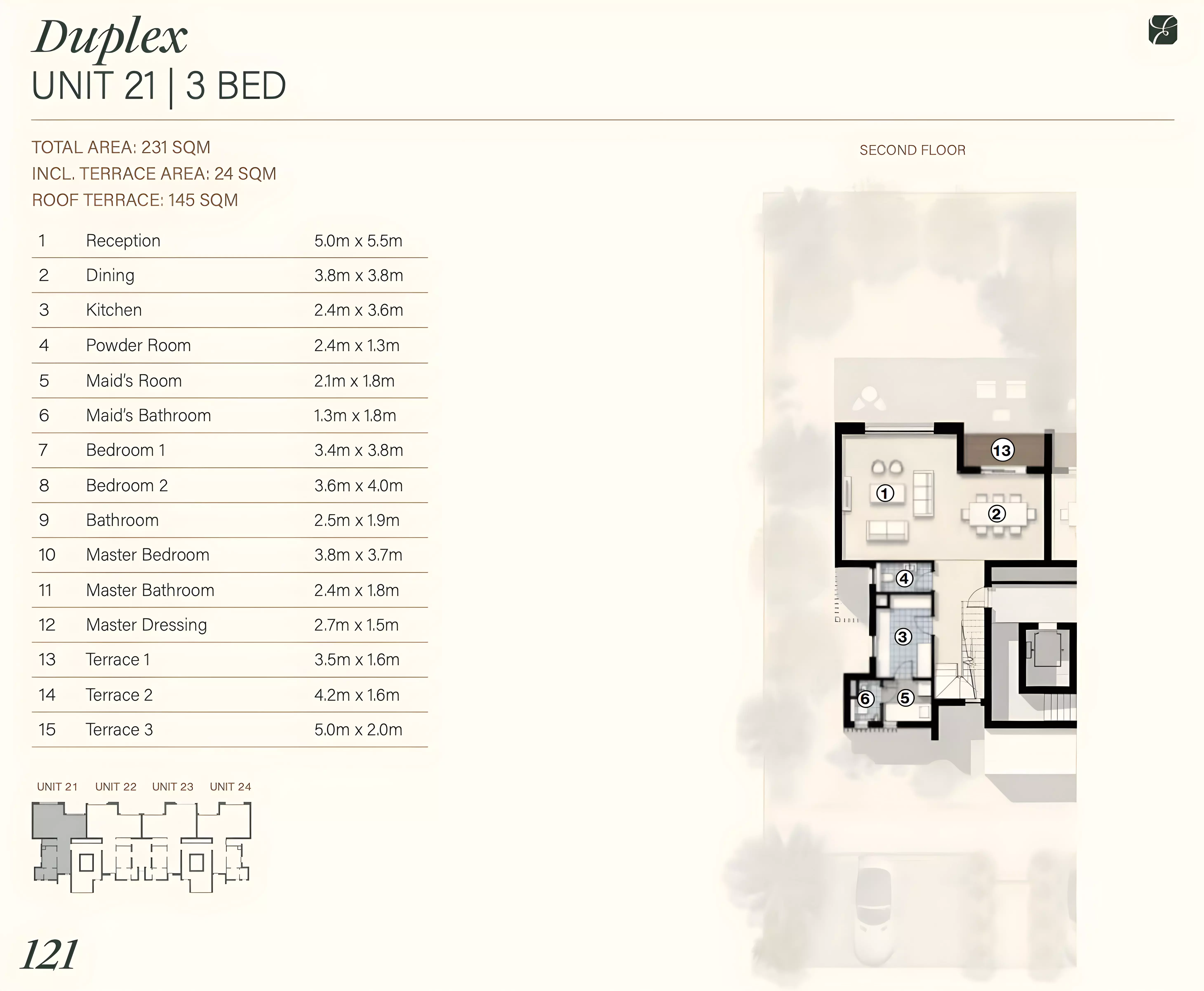 Unit floor plan image