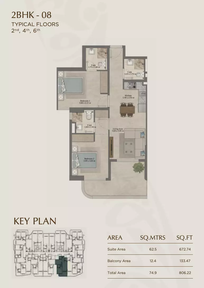 Unit floor plan image