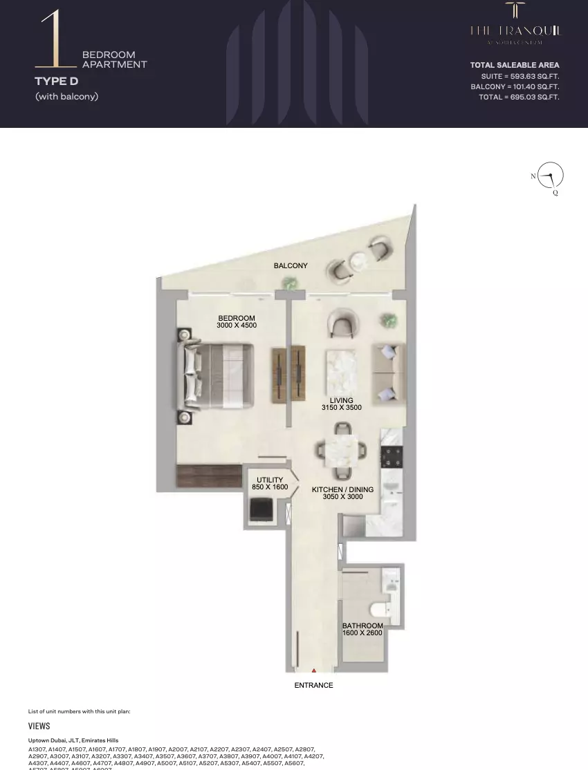 Unit floor plan image