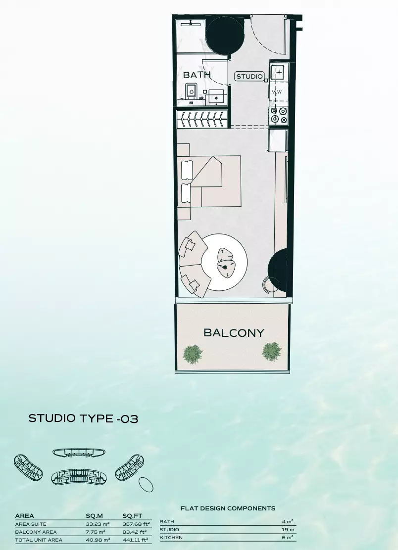 Unit floor plan image