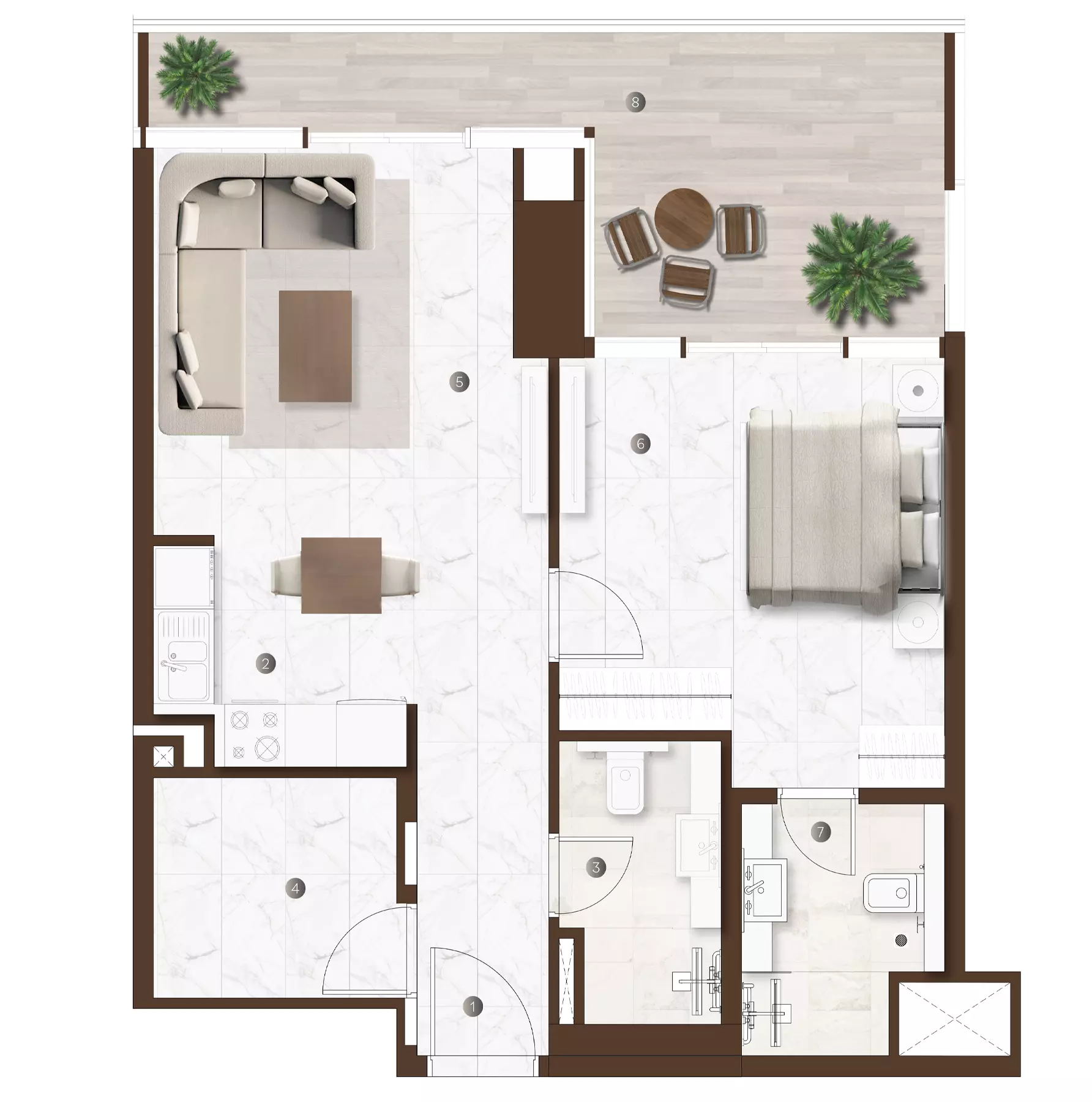 Unit floor plan image