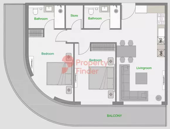 The Central Downtown - Type 5 ,Tower D Floor Plan