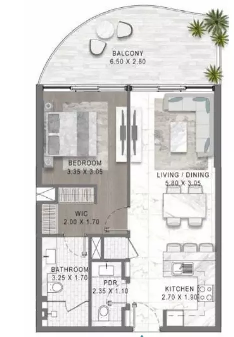 Unit floor plan image