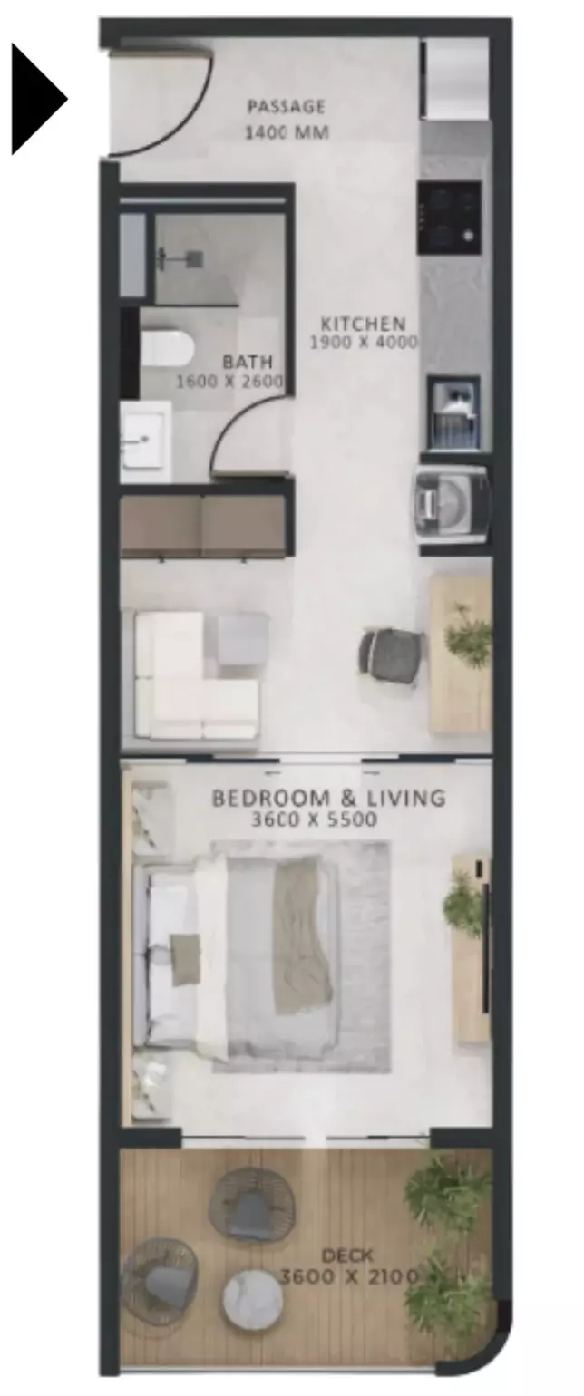 صورة مخطط ارضية الوحدة