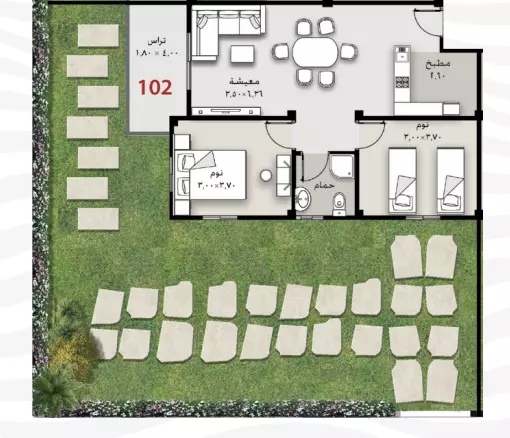 Unit floor plan image