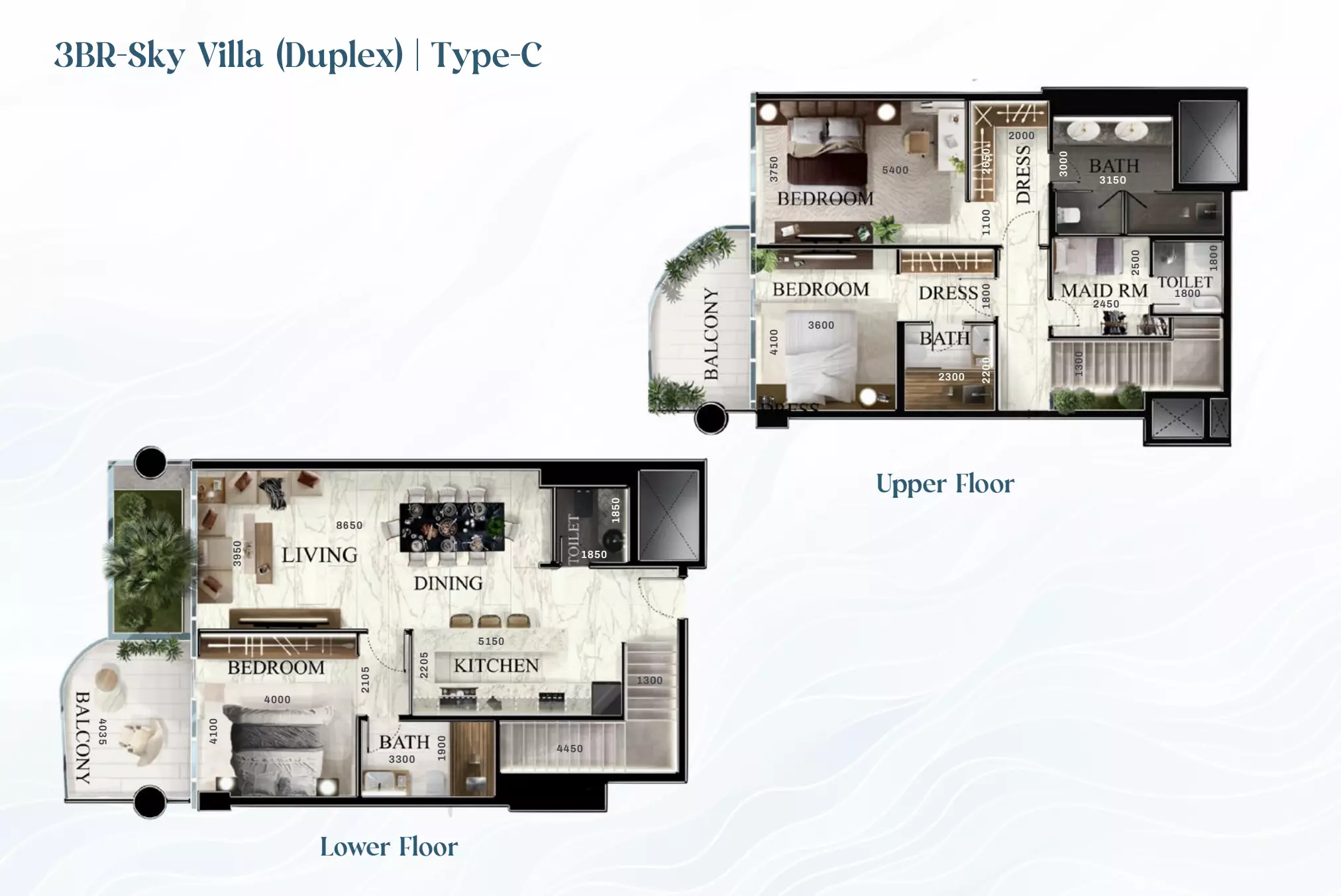 صورة مخطط ارضية الوحدة