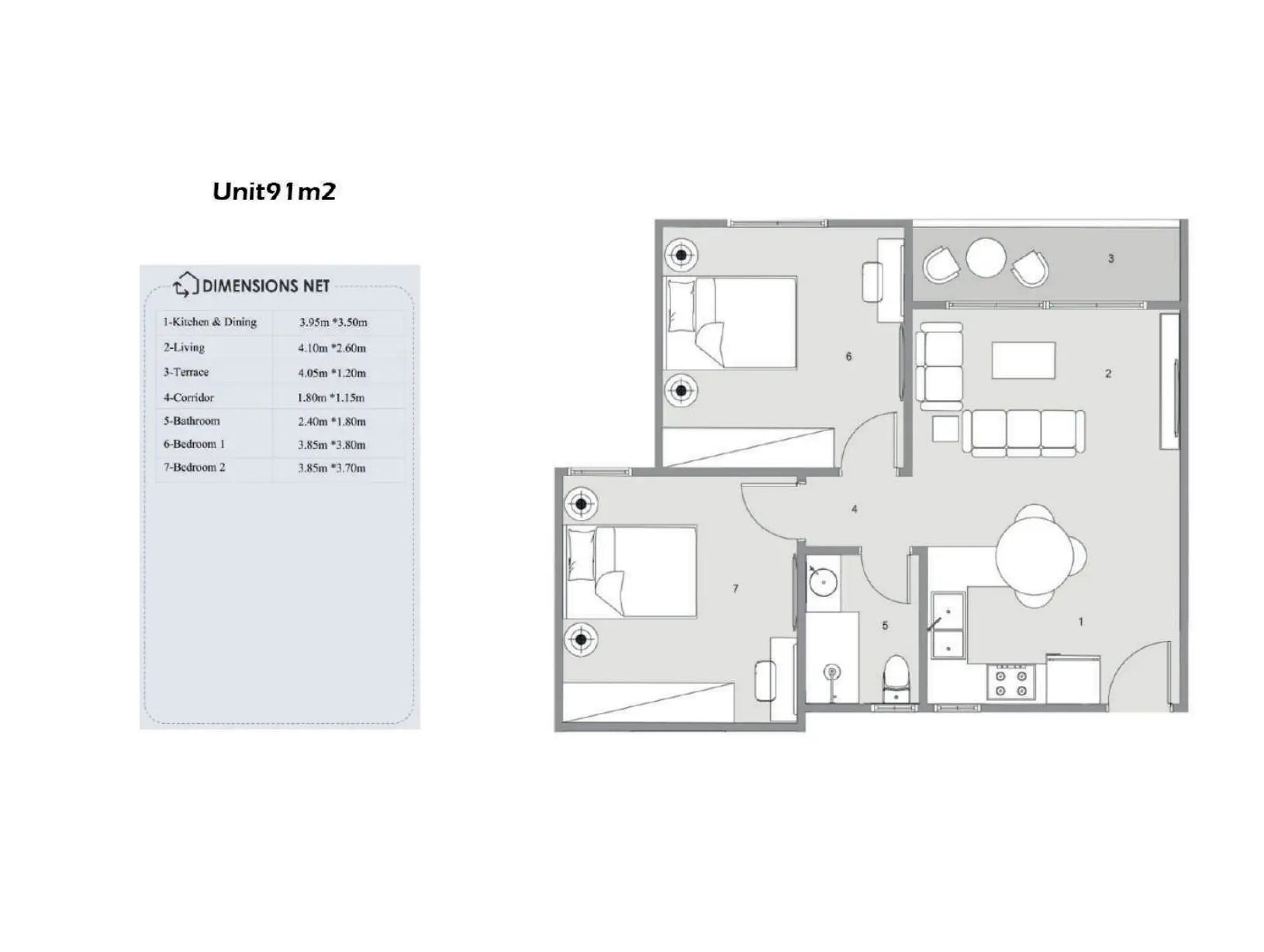 Unit floor plan image
