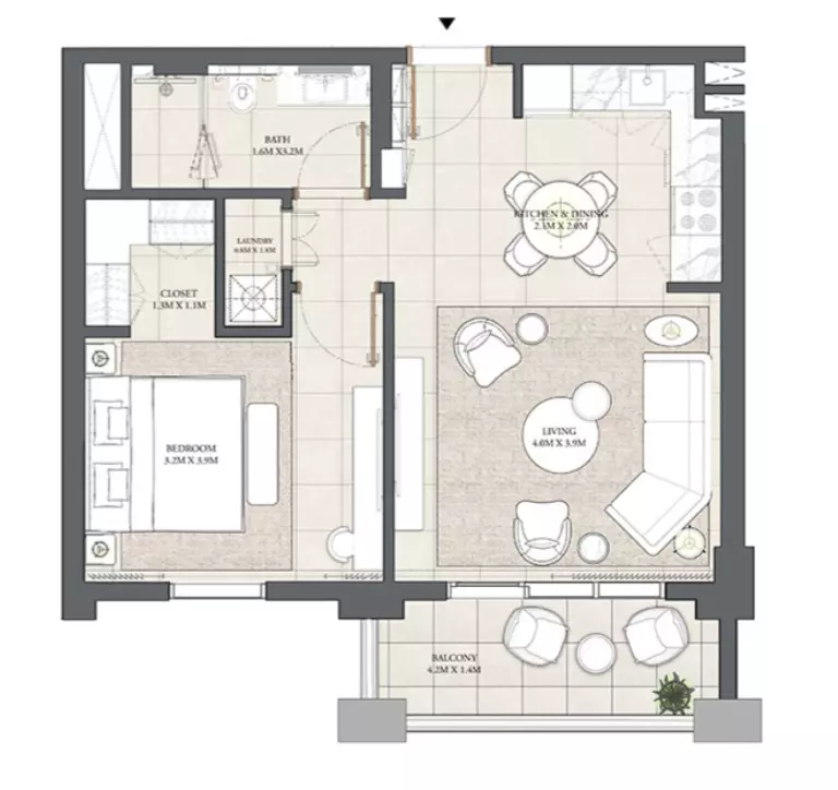 Cedar Creek Beach B2-Level 1, Unit 106, 1 bed
