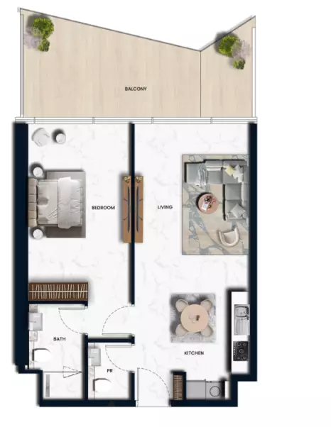 Unit floor plan image