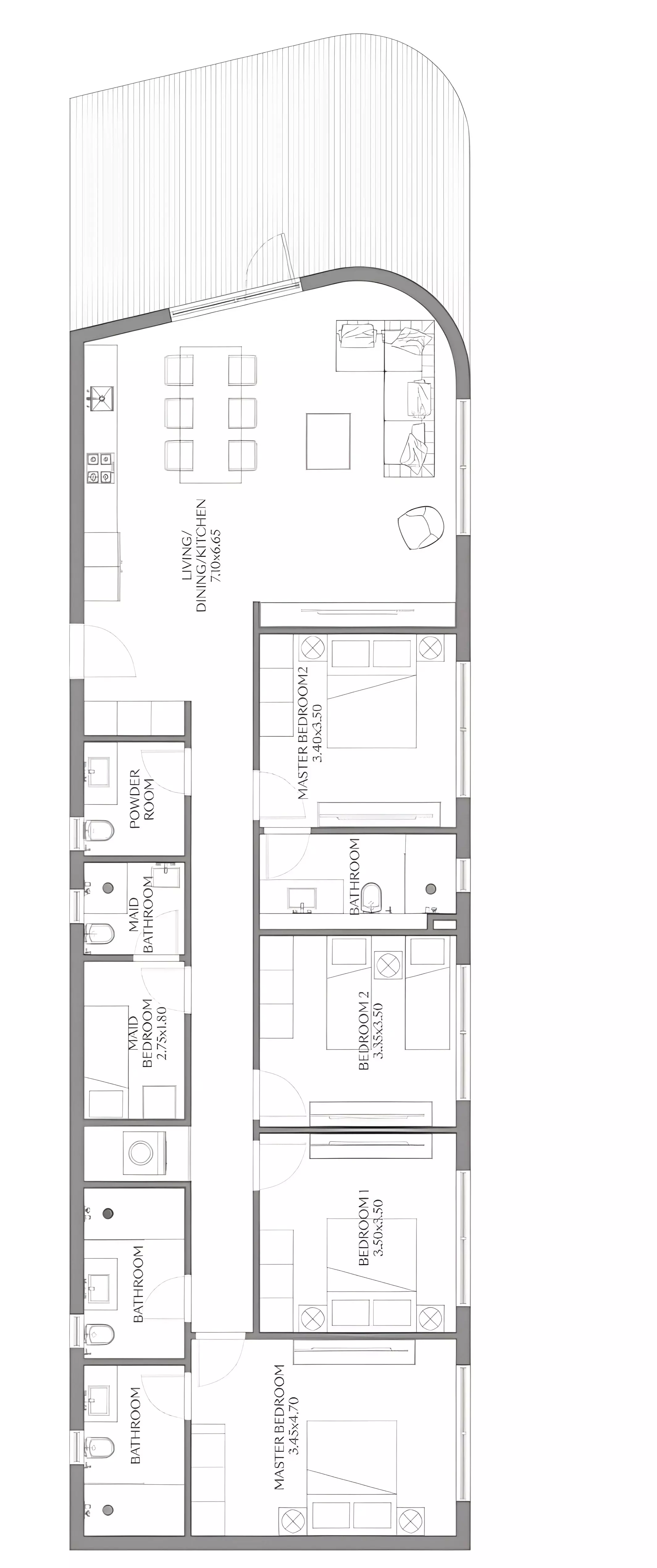 Unit floor plan image