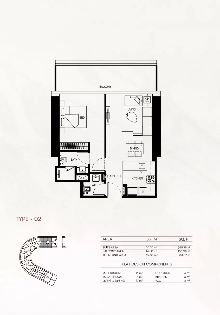 Unit floor plan image