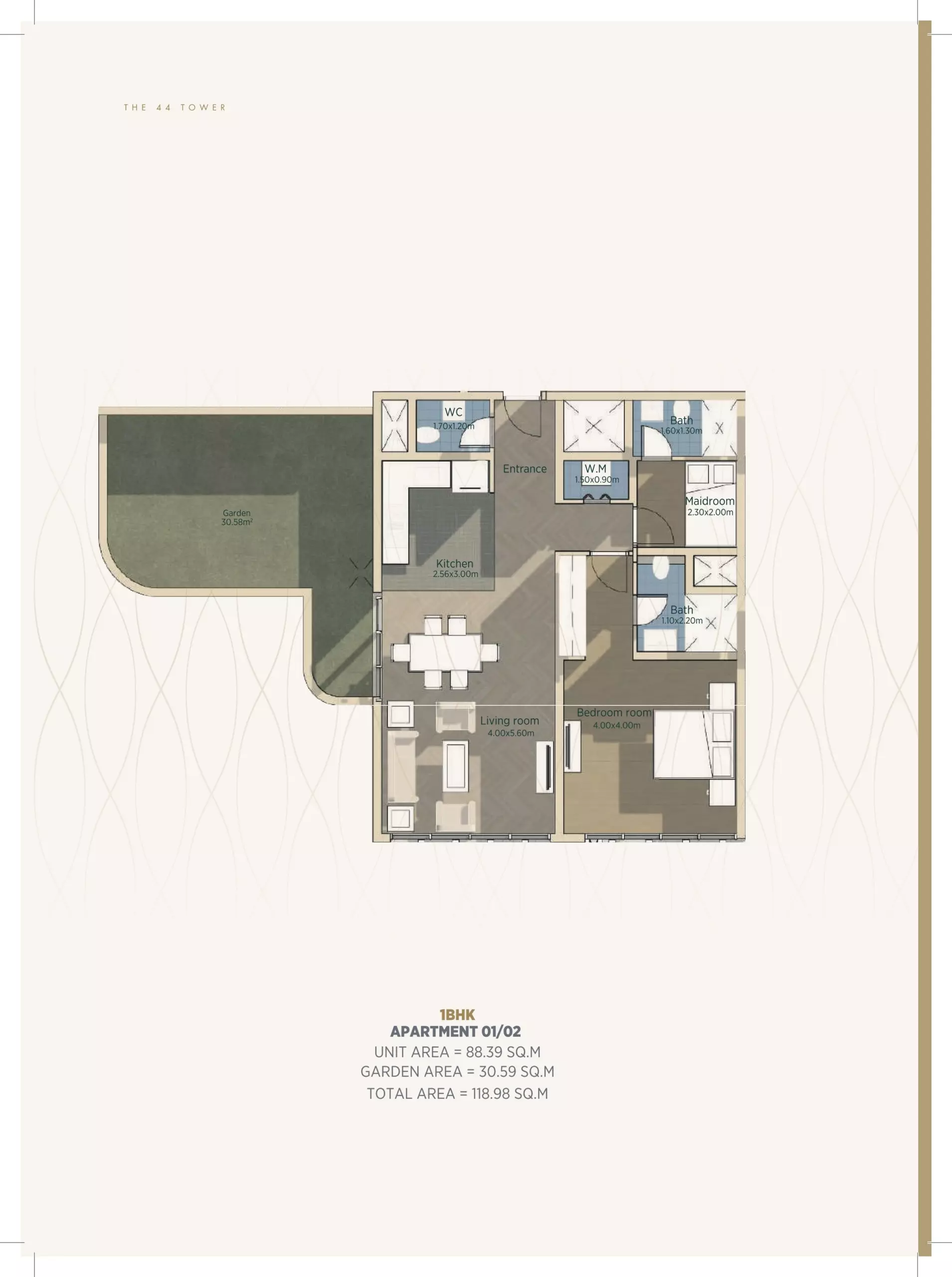 Unit floor plan image