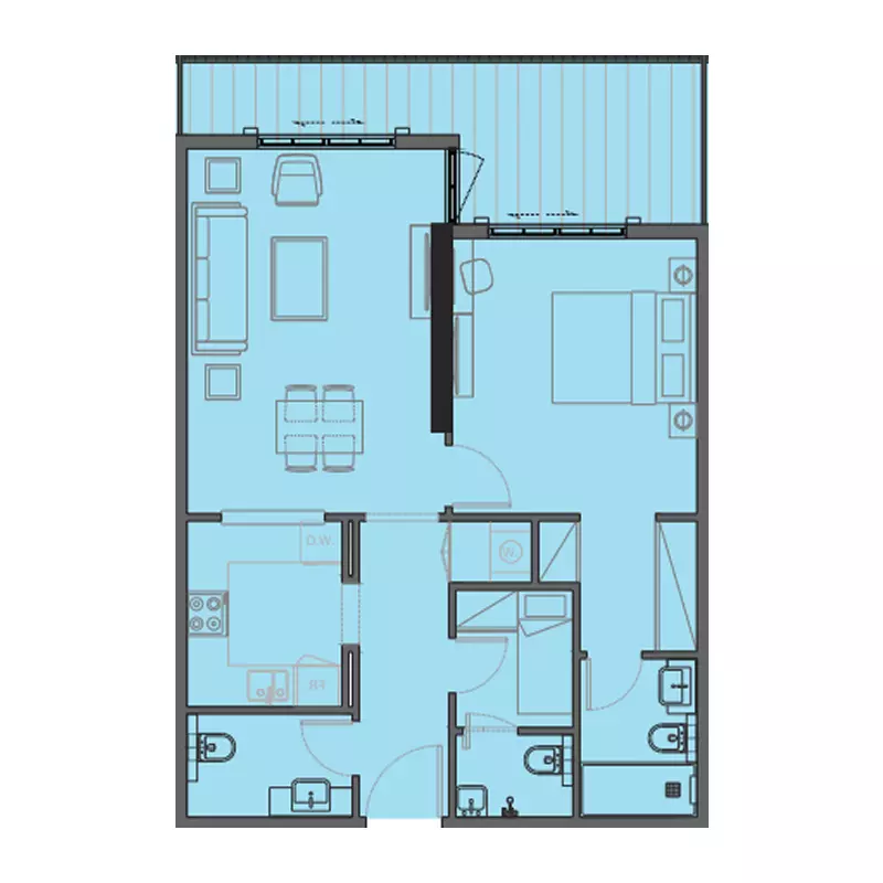 Unit floor plan image