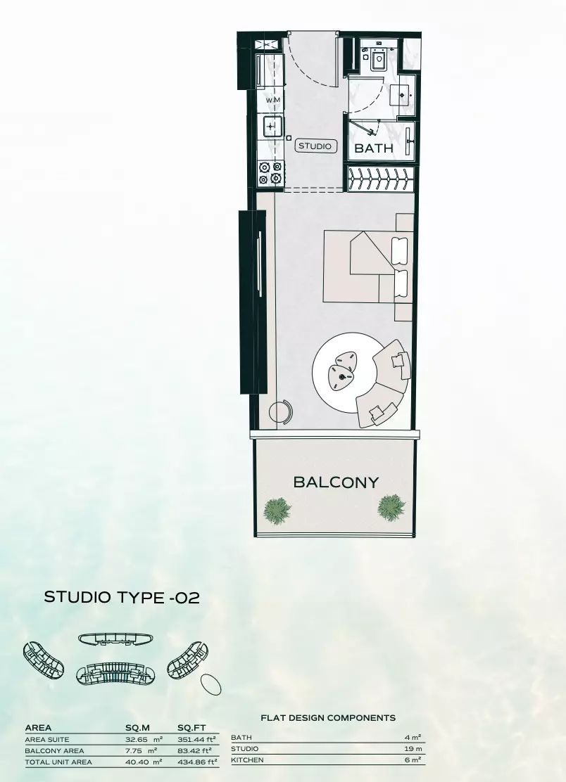 Unit floor plan image