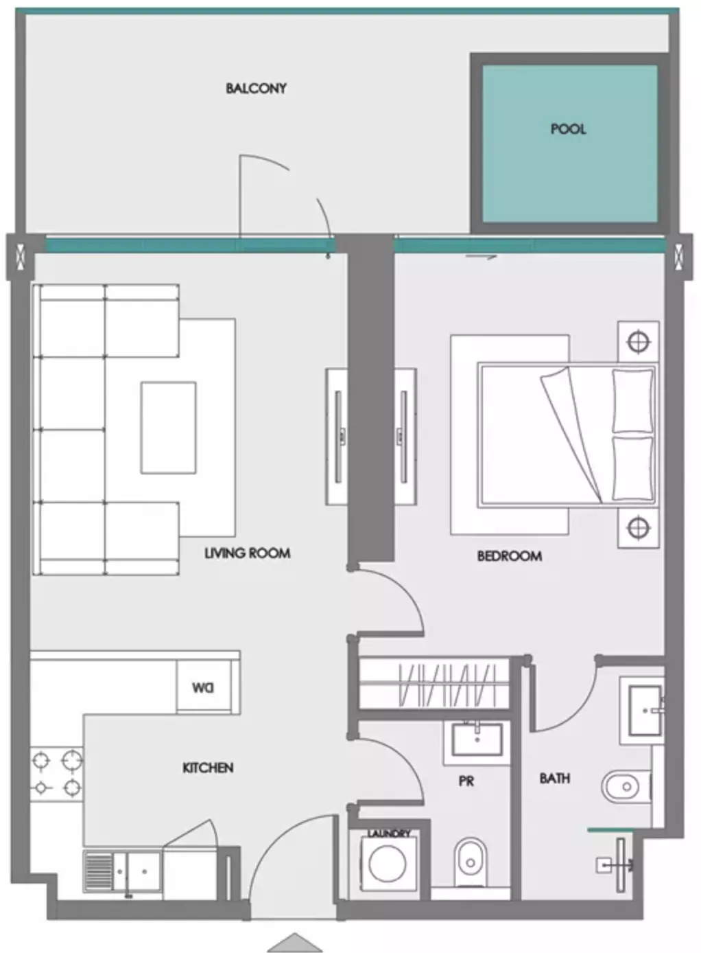 Unit floor plan image