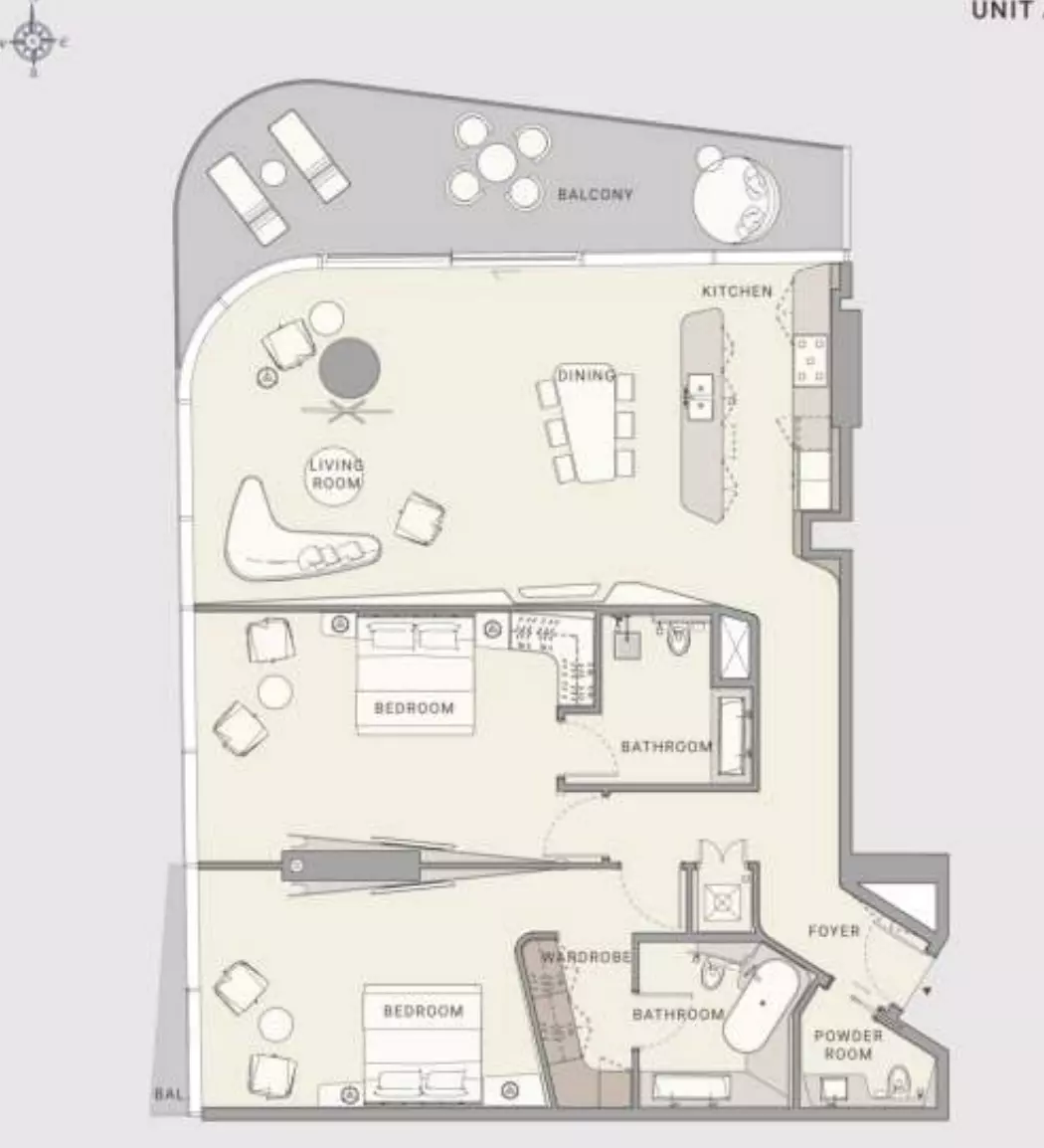 Unit floor plan image