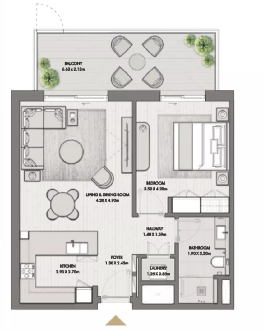Riwa Type A3, 1 bed