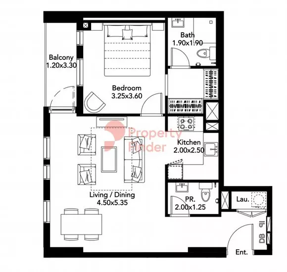 Midtown Noor Type -A Level-2-9, 1 bed