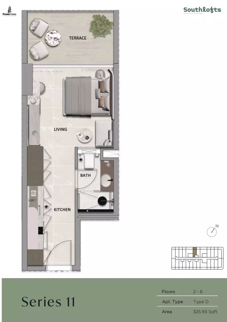 Unit floor plan image