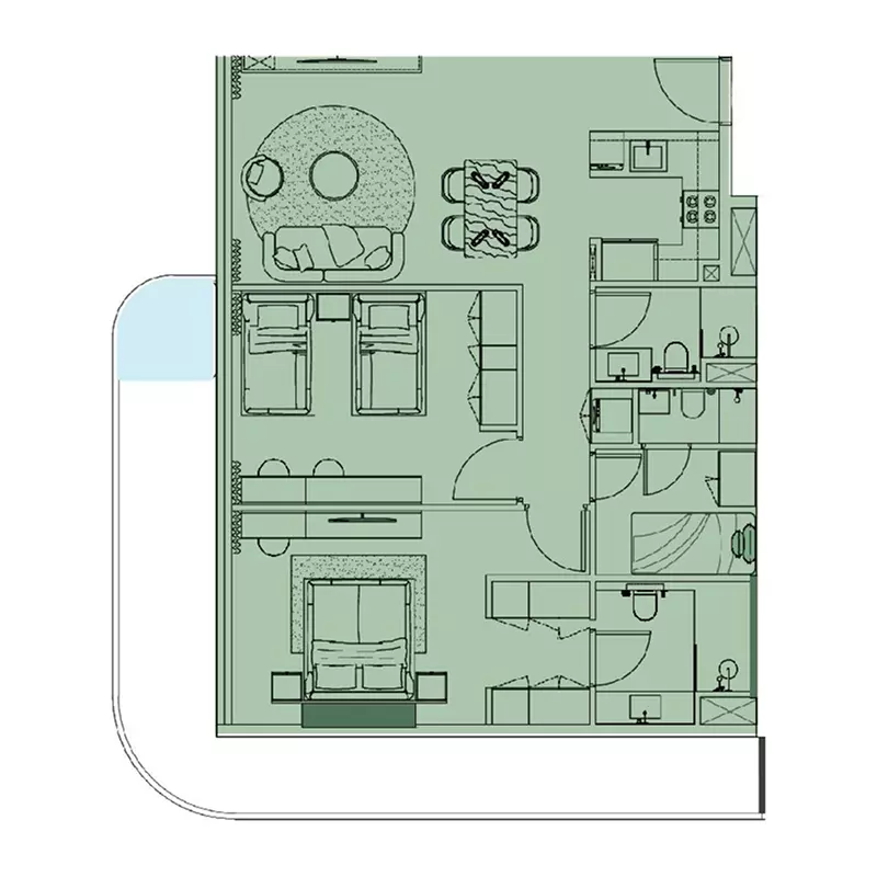Unit floor plan image