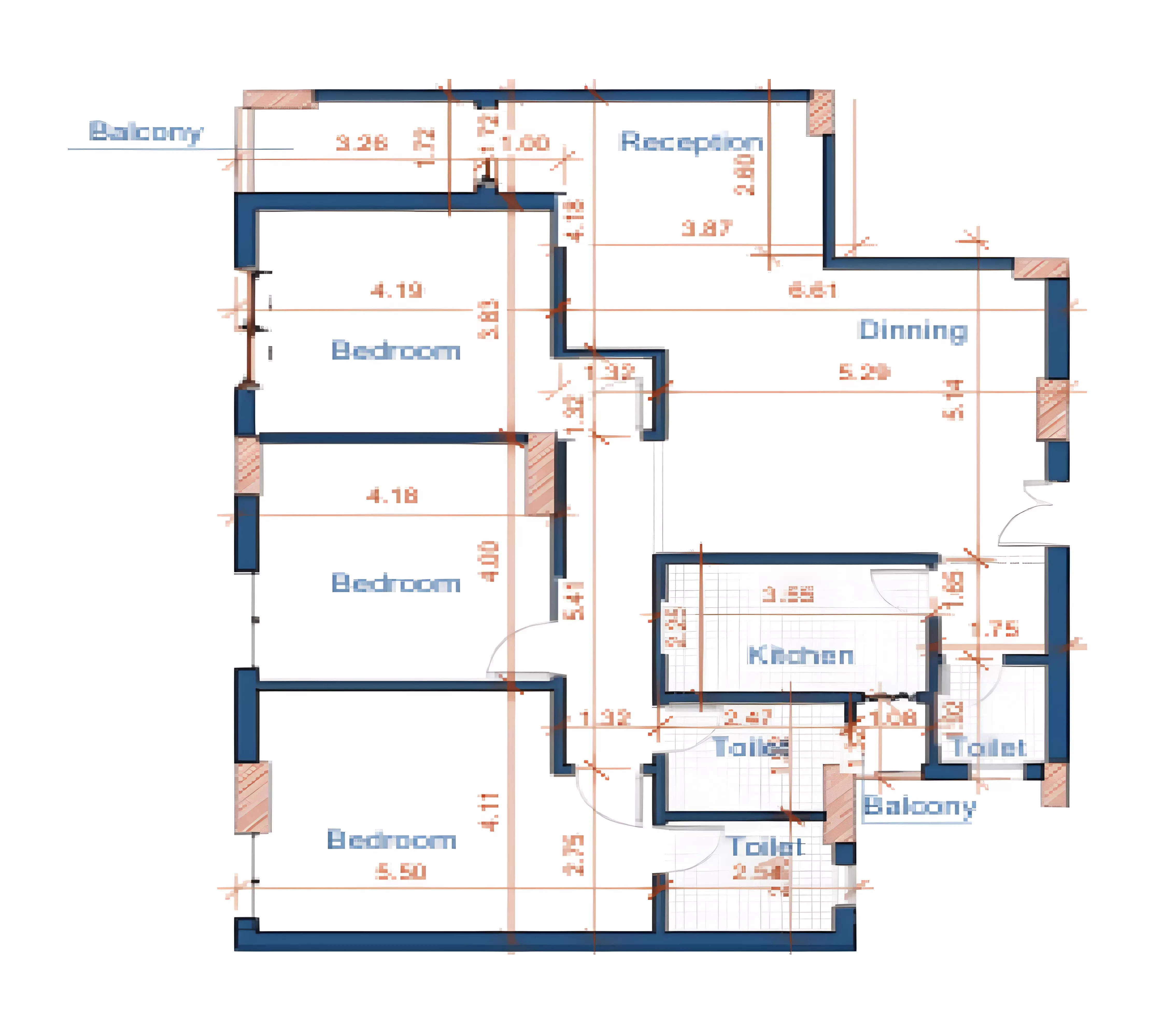 Unit floor plan image