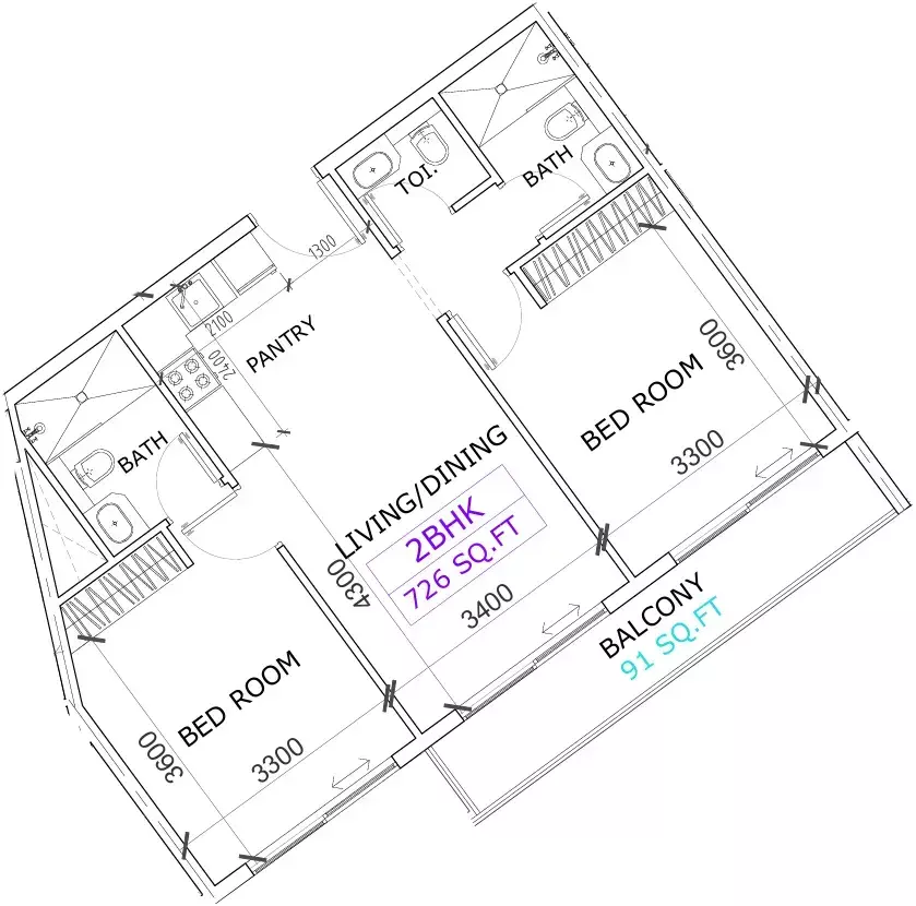 Unit floor plan image