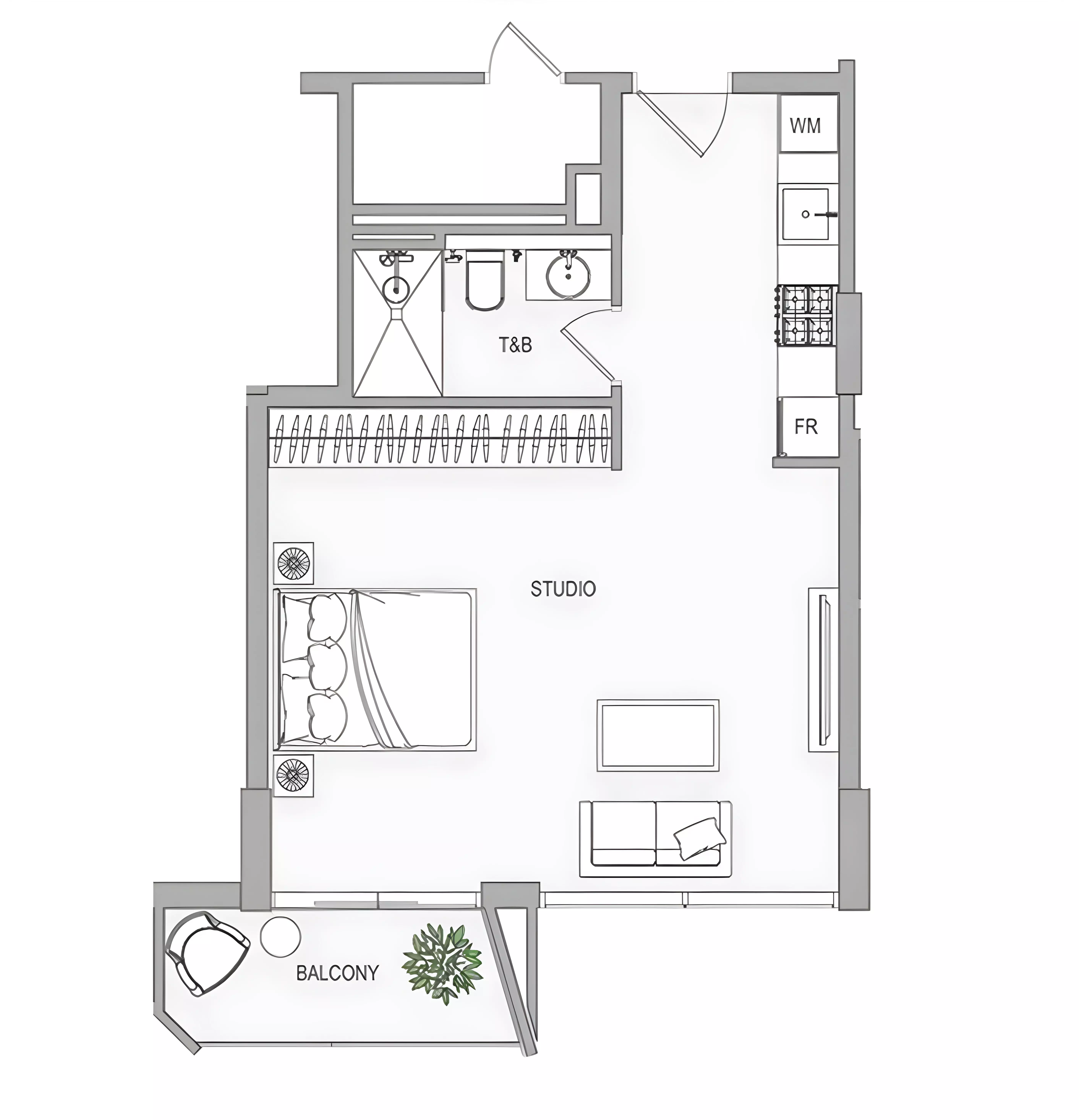 Unit floor plan image