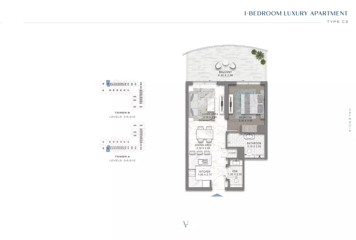 Unit floor plan image