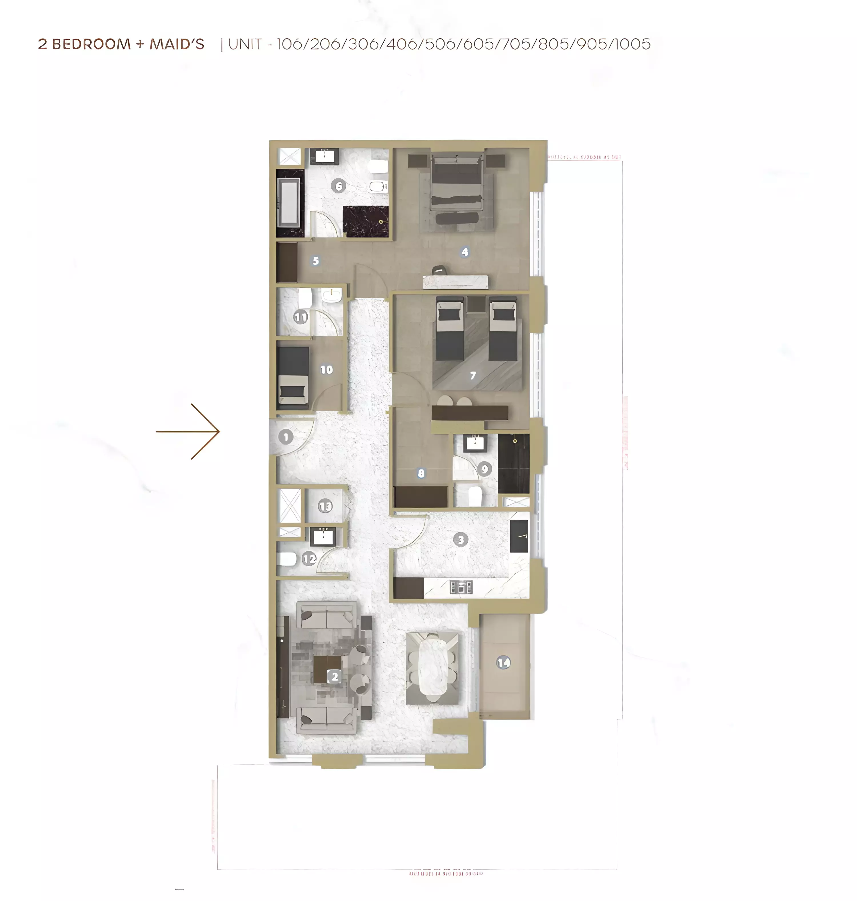 Unit floor plan image