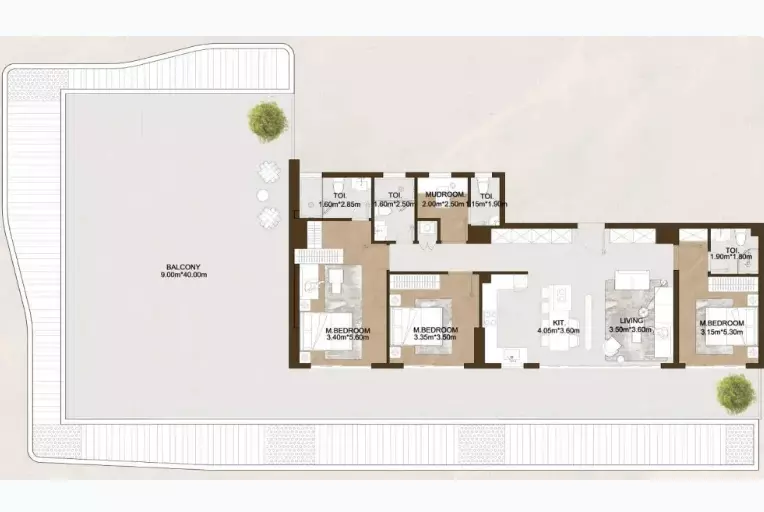 Unit floor plan image