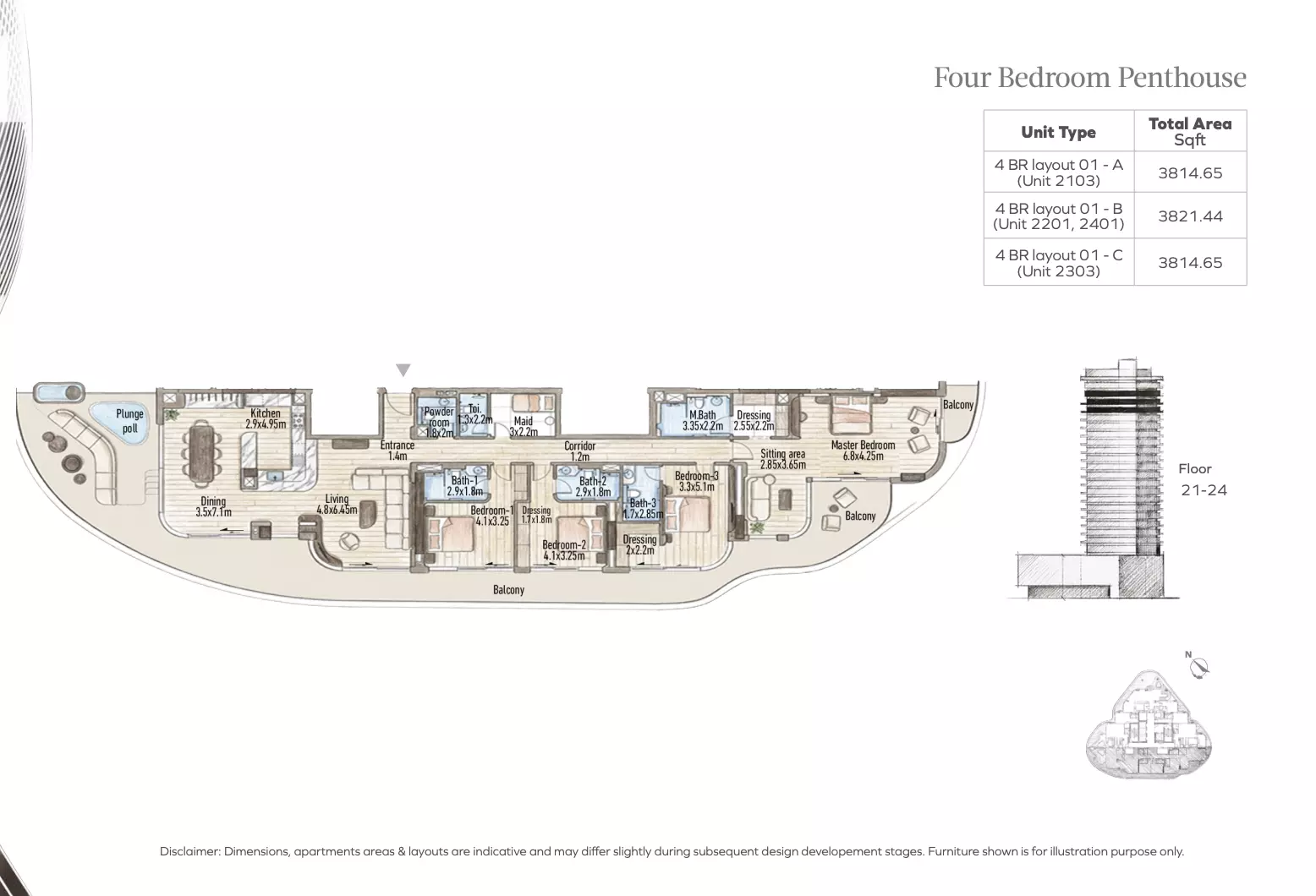 Unit floor plan image