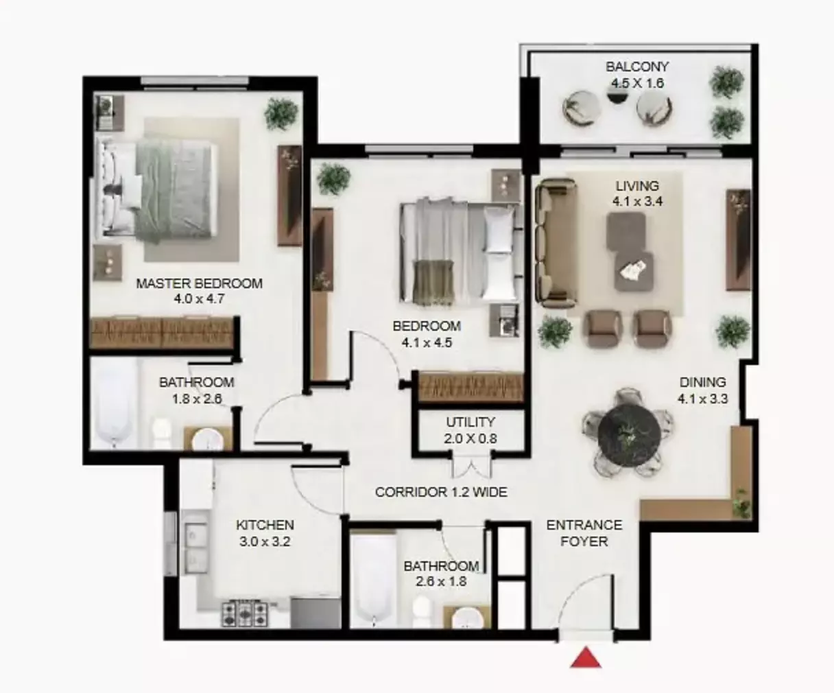 Unit floor plan image