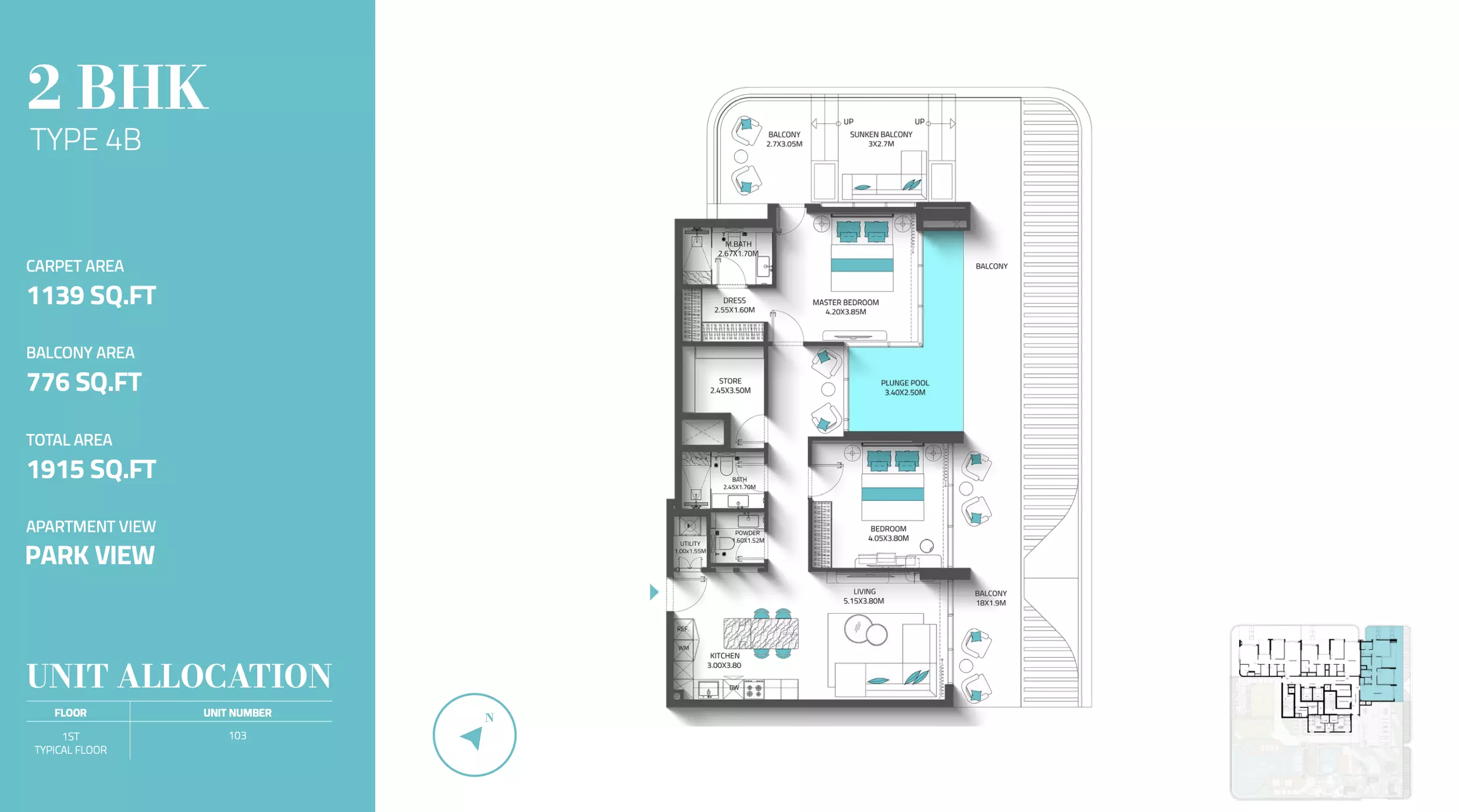 Unit floor plan image