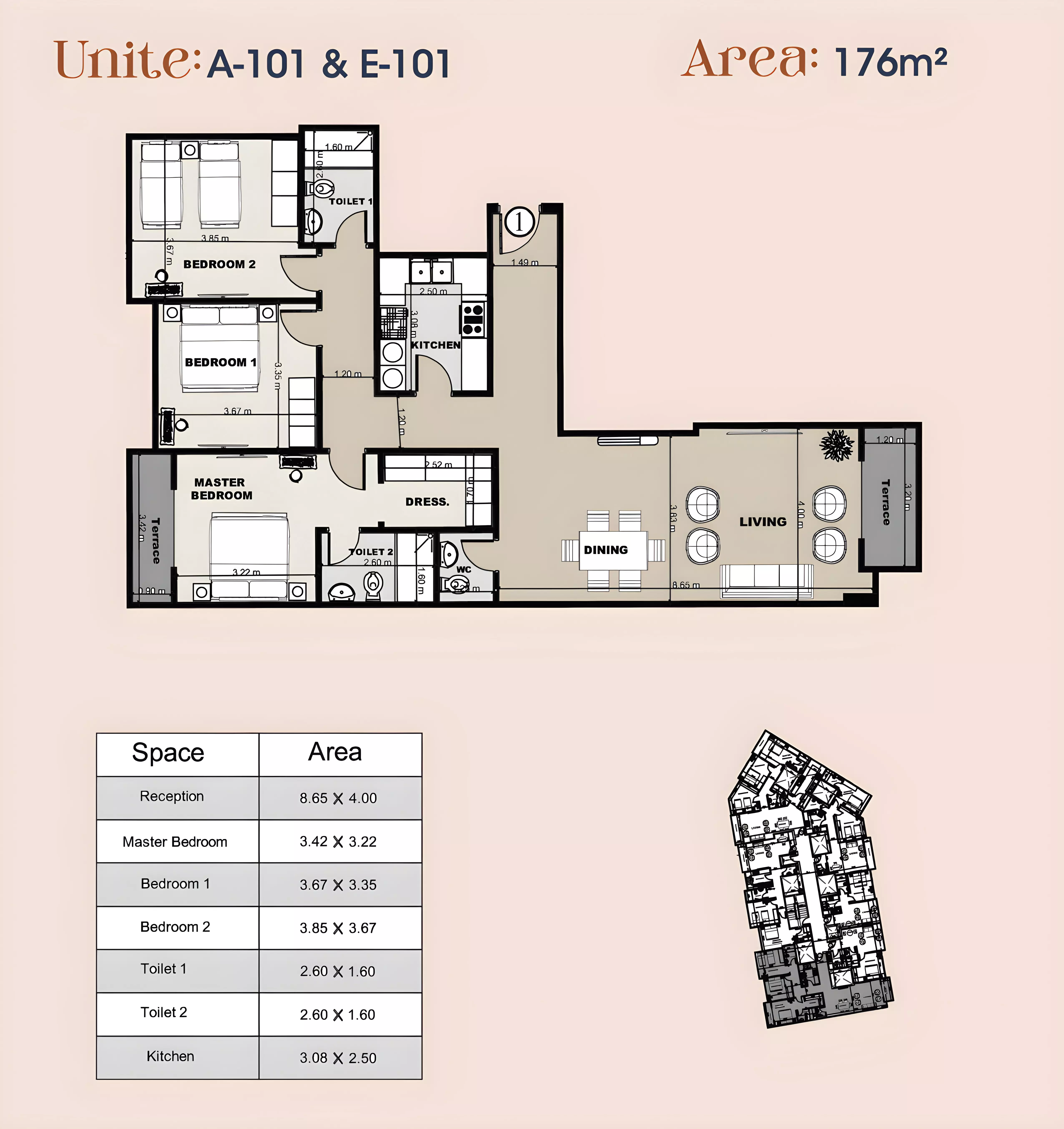 Unit floor plan image
