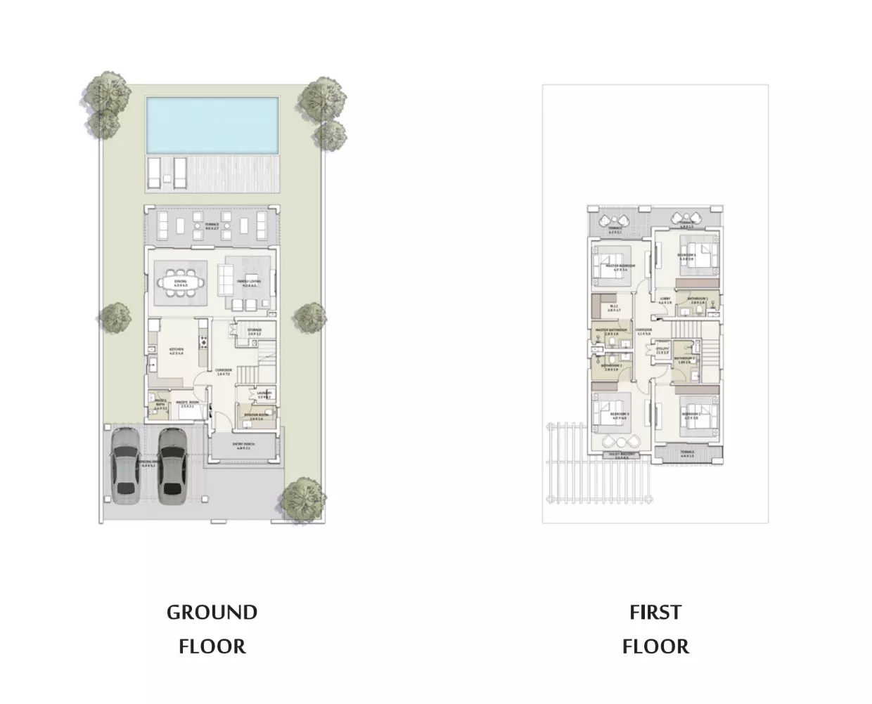 صورة مخطط ارضية الوحدة