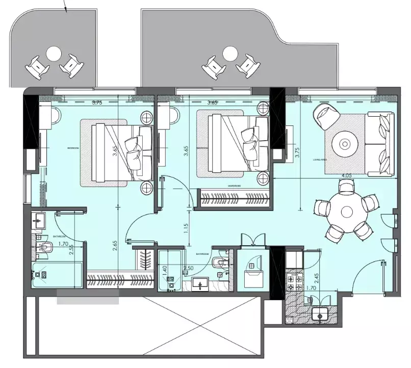 Unit floor plan image
