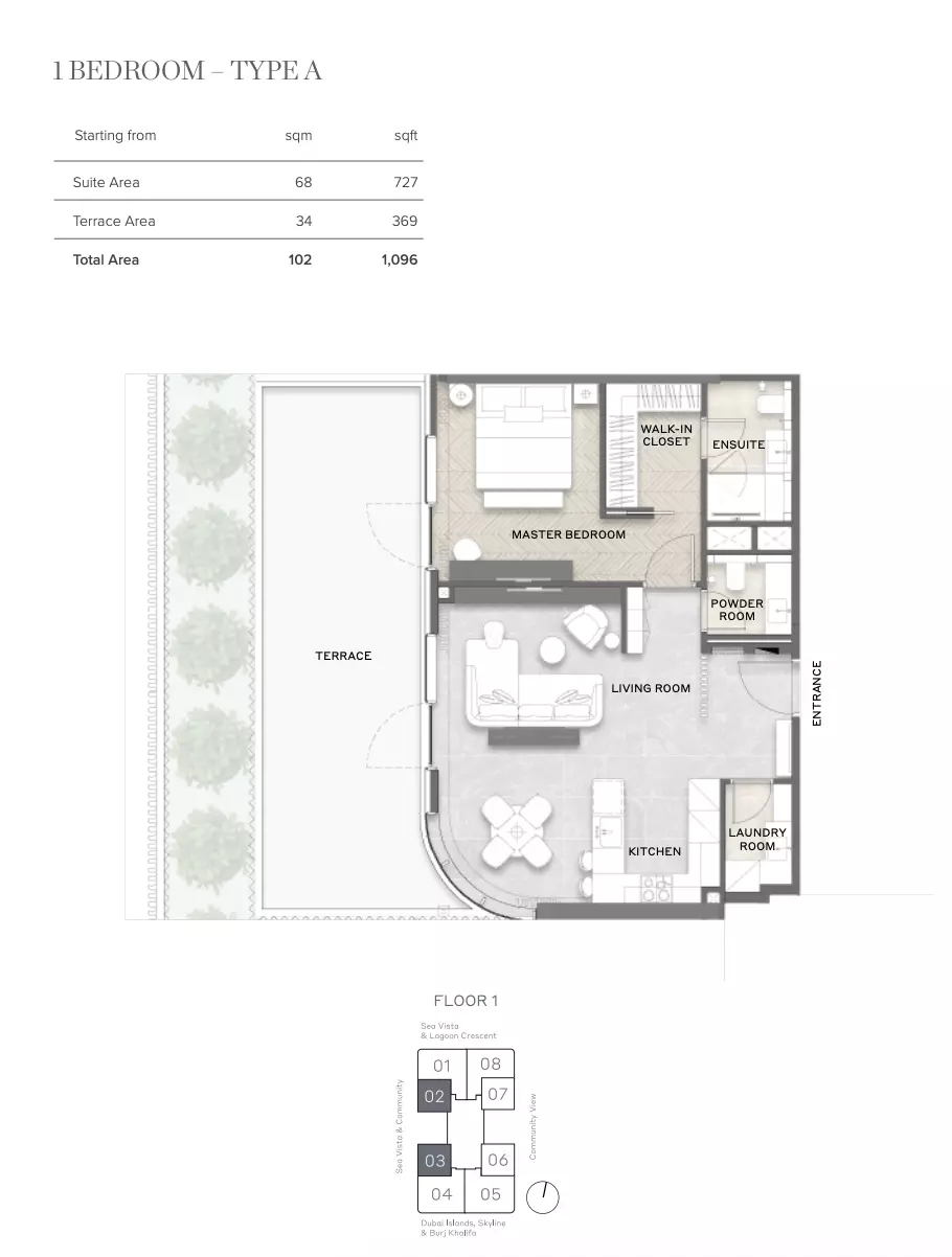Unit floor plan image