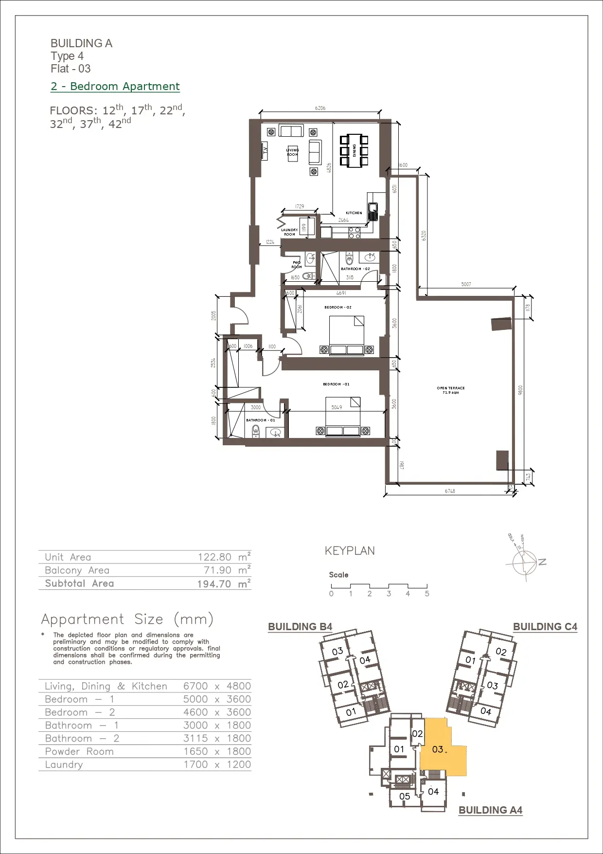 Unit floor plan image