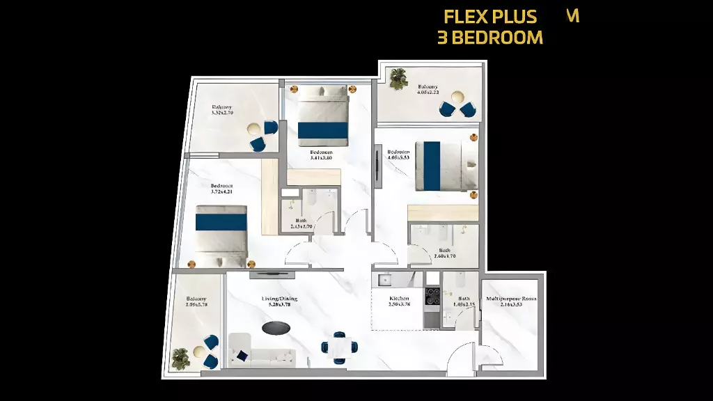 Unit floor plan image