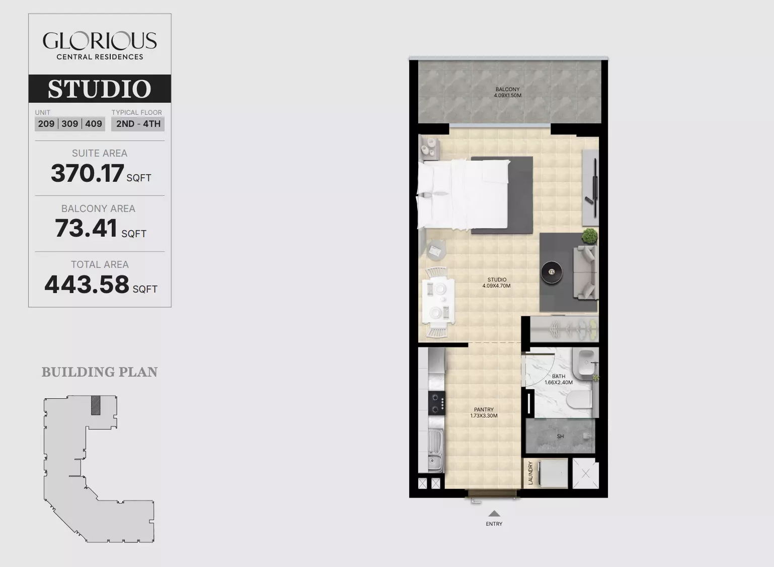 Unit floor plan image