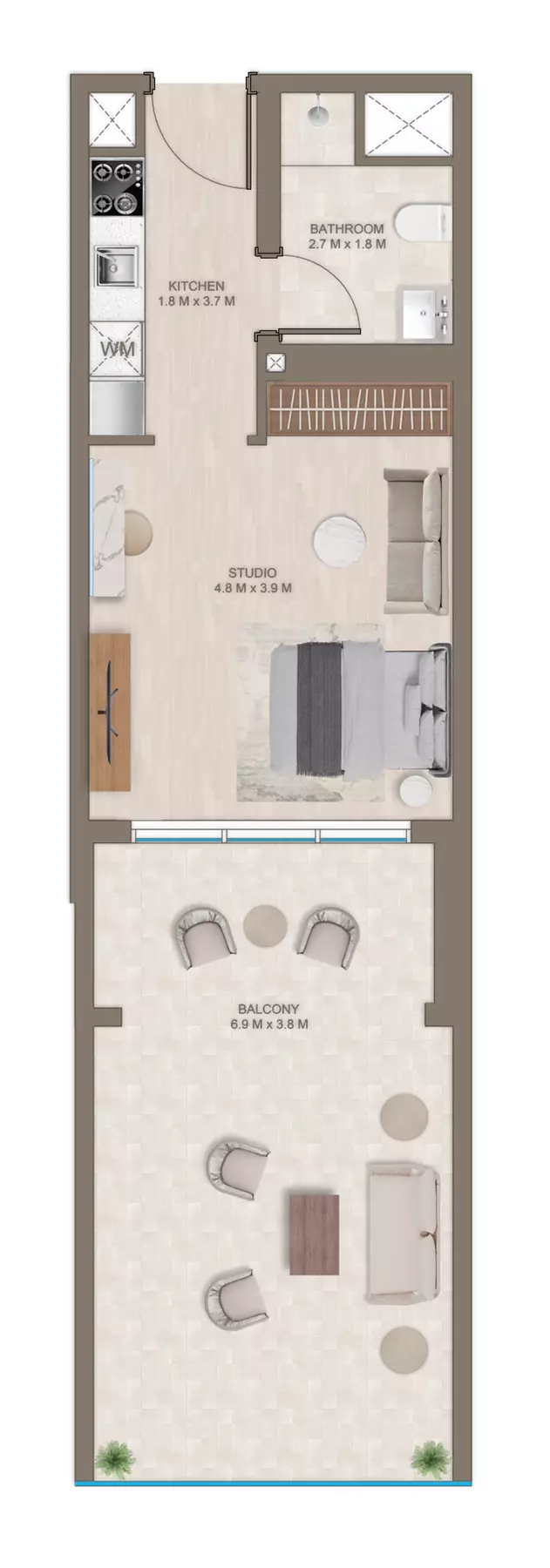 Unit floor plan image