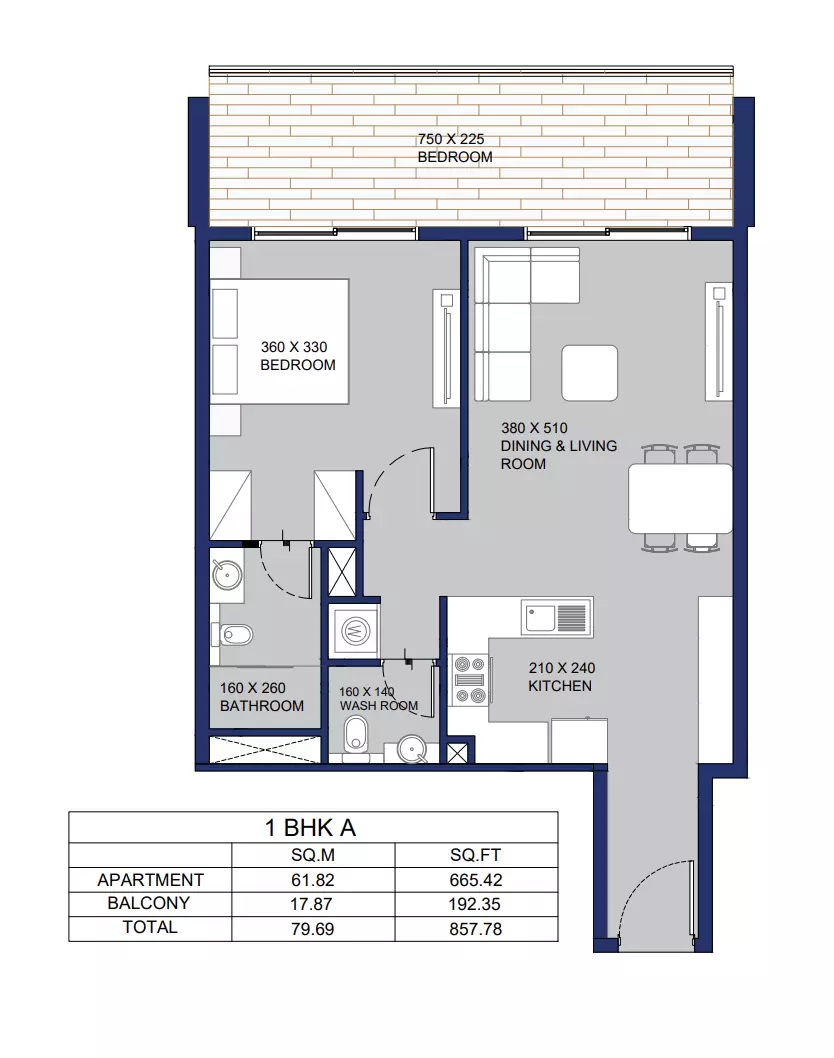 صورة مخطط ارضية الوحدة