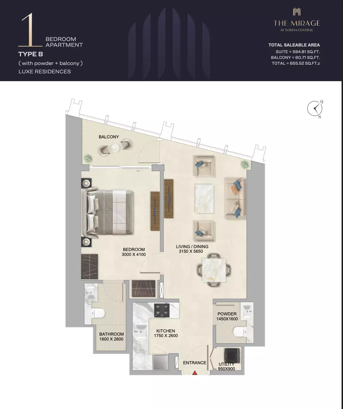 Unit floor plan image