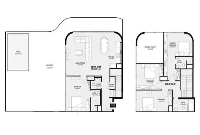 Villa Del Gavi Residences — 4BR floor plan