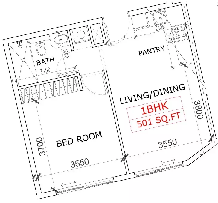 Unit floor plan image