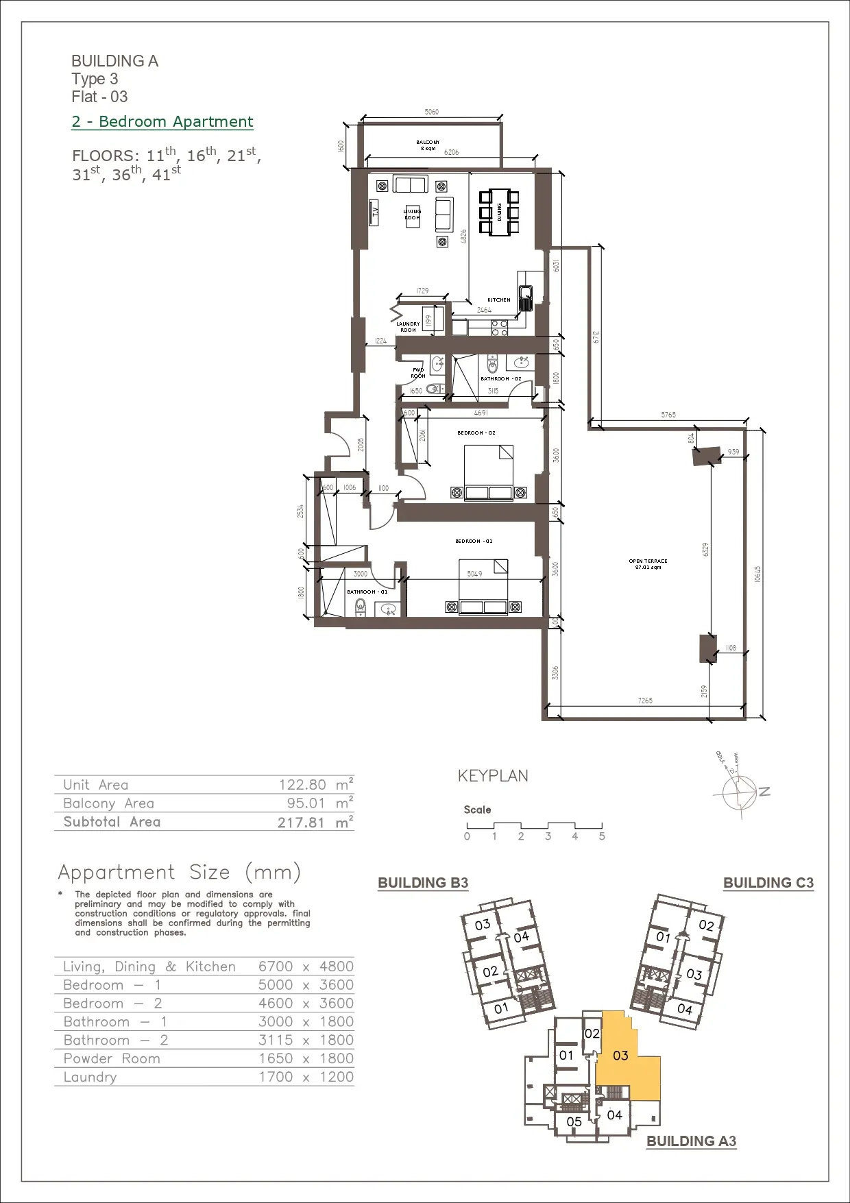 Unit floor plan image