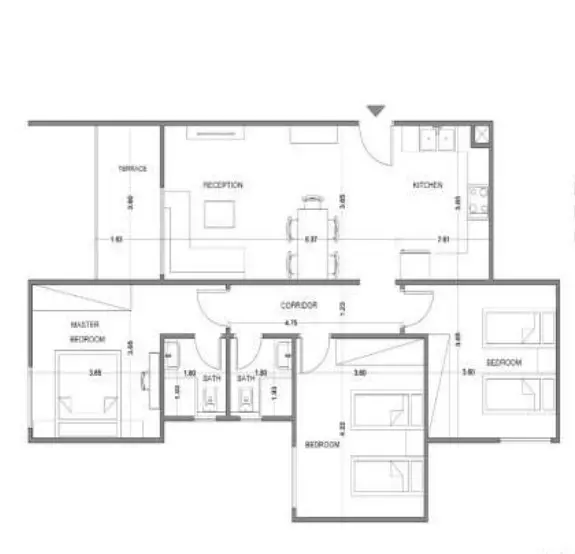 Unit floor plan image